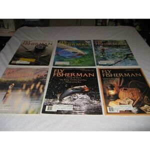 Lot Of 6 Different Fly Fisherman Magazine From 1982 Trout Orvis Fishing Reels